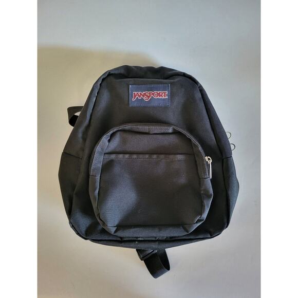 JanSport Half Pint Mini Backpack Day Bag for Travel Black - Picture 1 of 4